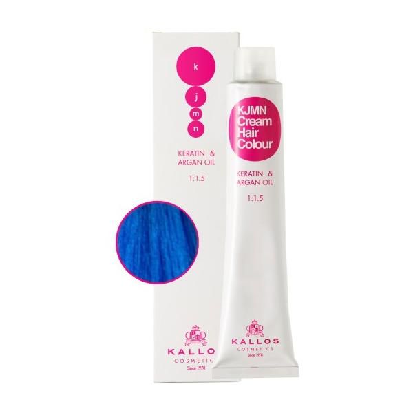 Kallos Перманентна боя Mixton - Синьо - Kallos KJMN Cream Hair Colour нюанс 0.88 Blue 100мл