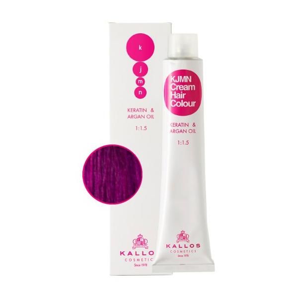 Kallos Перманентна боя Mixton - Виолетово - Kallos KJMN Cream Hair Colour нюанс 0.22 Violet 100мл