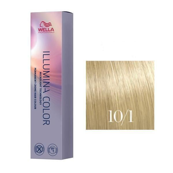 Wella Professionals Перманентна боя - Wella Professionals Illumina Color нюанс 10/1 ярко русо светло пепеляво