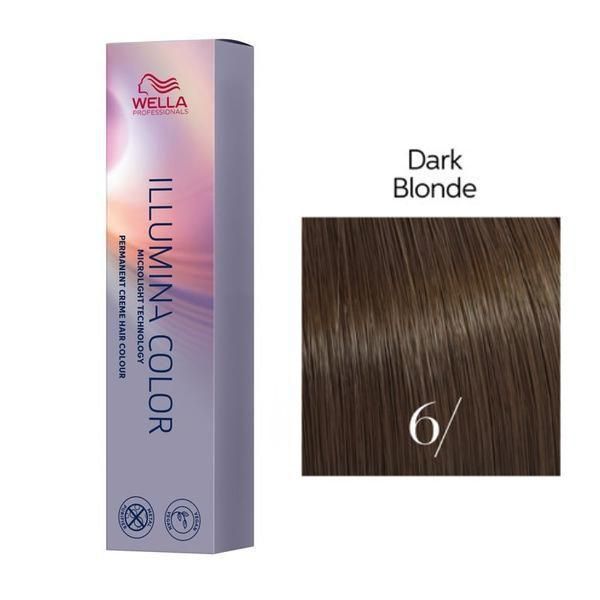 Wella Professionals Перманентна боя - Wella Professionals Illumina Color нюанс 6/ тъмно русо