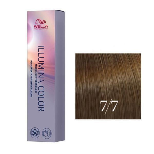 Wella Professionals Перманентна боя - Wella Professionals Illumina Color нюанс 7/7 средно русо кафяво