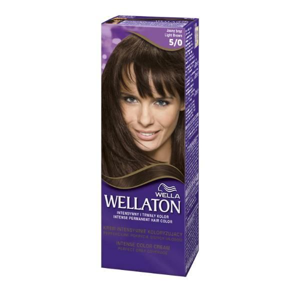 Wellaton Перманентна боя - Wella Wellaton Intense Color Cream, нюанс 5/0 светъл шатен