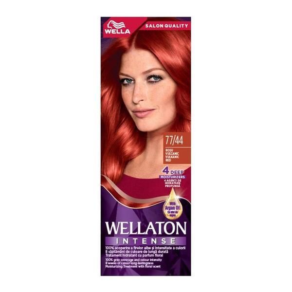 Wellaton Перманентна боя - Wella Wellaton Intense Color Cream, нюанс 77/44 изригващо червено