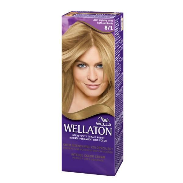 Wellaton Перманентна боя - Wella Wellaton Intense Color Cream, нюанс 8/1 Светло русо сиво