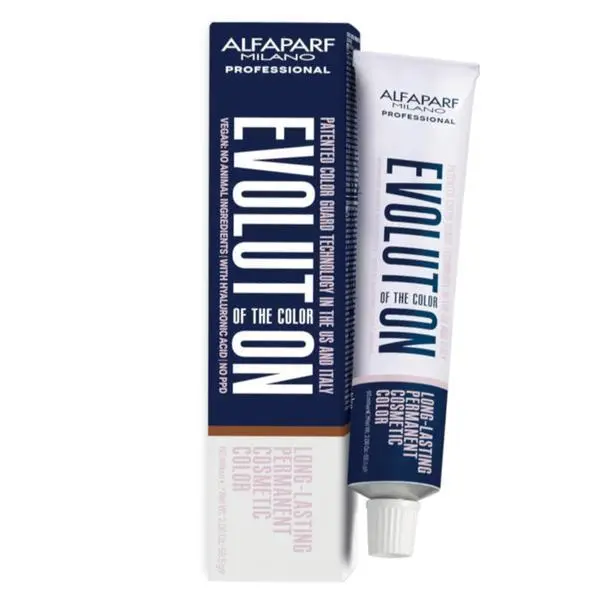 Alfaparf Milano Перманентна боя за коса - Alfaparf Milano Evolution of the Color, нюанс 8.32 Светло русо Златисто виолетово