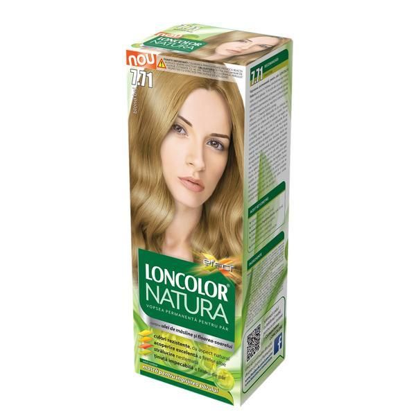 Loncolor Перманентна боя за коса Loncolor Natura, нюанс 7.71 бежово руса