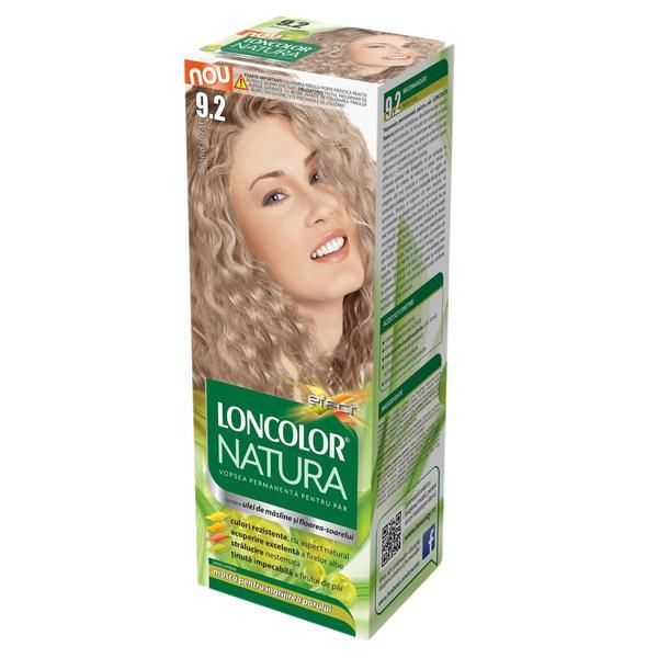 Loncolor Перманентна боя за коса Loncolor Natura, нюанс 9.2 преливаща се блондинка