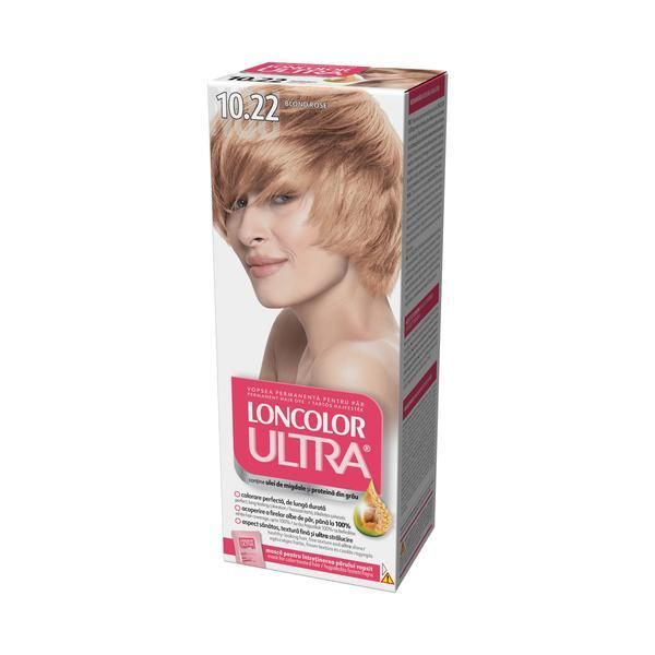 Loncolor Перманентна боя за коса, Loncolor Ultra нюанс 10.22 руса роза