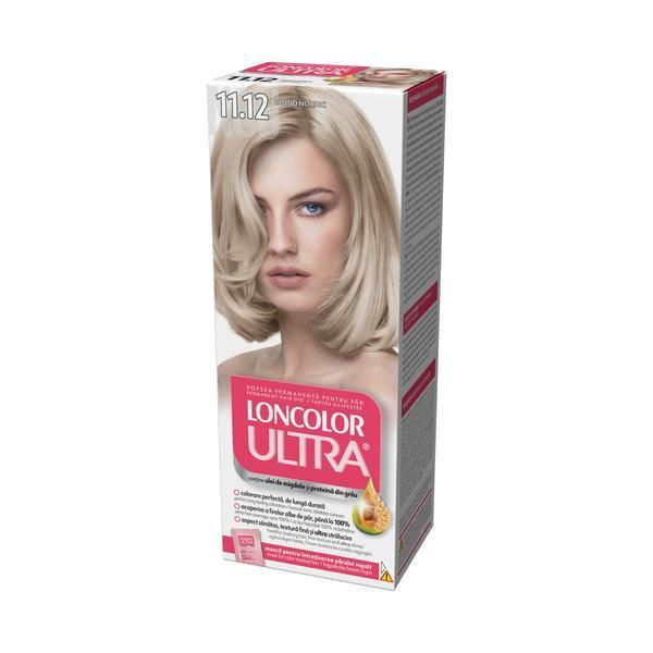 Loncolor Перманентна боя за коса, Loncolor Ultra нюанс 11.12 Нордическо сиво