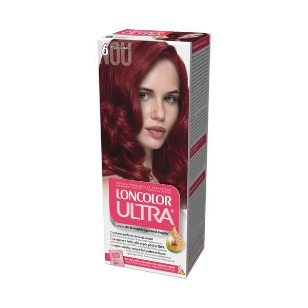 Loncolor Перманентна боя за коса, Loncolor Ultra нюанс 6 червен тициан