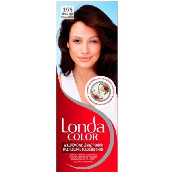 Londa Color Перманентна боя за коса - Londa Color Multicolored Color and Shine, нюанс № 3/75 Mocha Brown, 1 бр