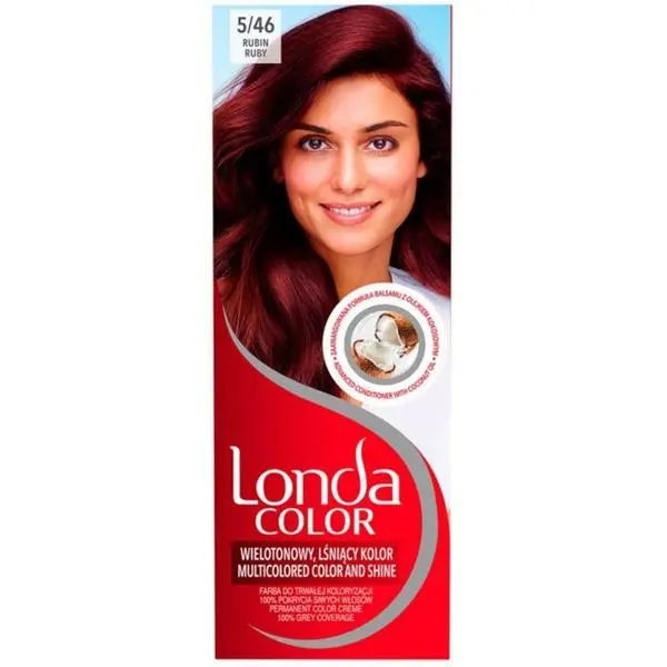 Londa Color Перманентна  боя за коса - Londa Color Multicolored Color and Shine, нюанс № 5/46 Рубинено червено, 1 бр
