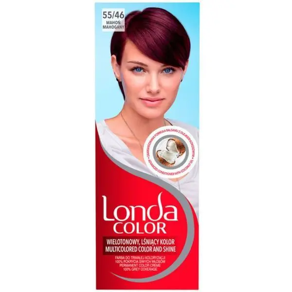 Londa Color Перманентна боя за коса - Londa Color Multicolored Color and Shine, нюанс № 55/46 Махагон, 1 бр