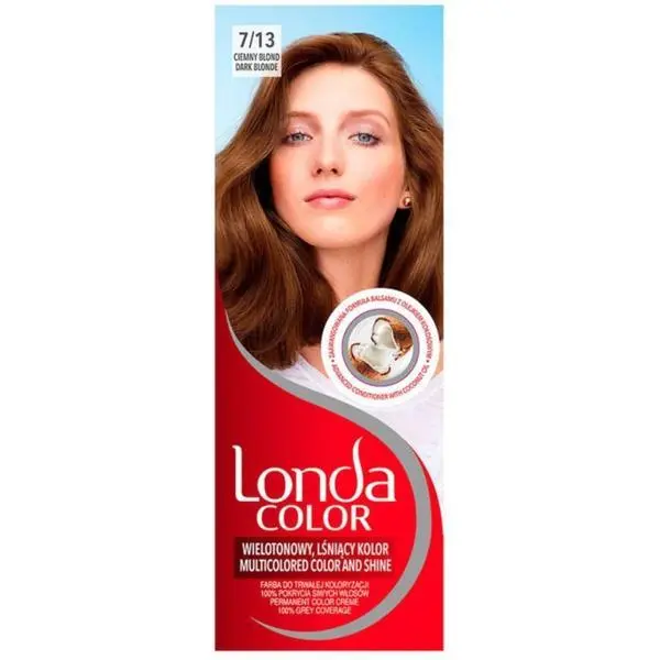 Londa Color Перманентна боя за коса - Londa Color Multicolored Color and Shine, нюанс № 7/13 Тъмно русо, 1 бр