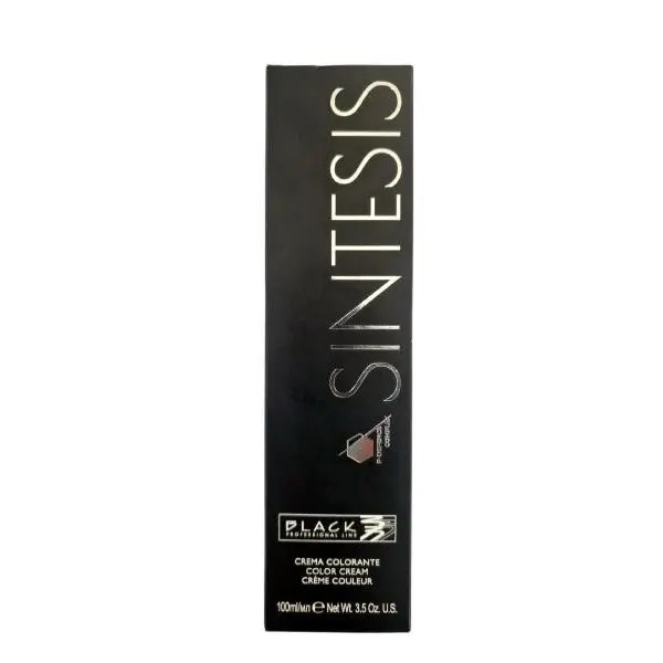 Black Professional Line Перманентна крем боя - Black Professional Line Sintesis Color Cream, нюанс 0.11 Cenere Intenso, 100мл