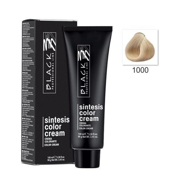 Black Professional Line Перманентна крем боя - Black Professional Line Sintesis Color Cream, нюанс 1000 Super Natural Blond, 100мл