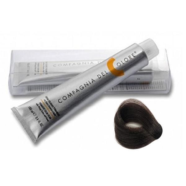 Compagnia del Colore Перманентна крем-боя Compagnia del Colore, нюанс Castano Dorato 4.3, 100 мл