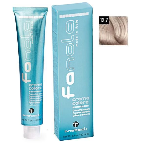 Fanola Перманентна крем боя Fanola 12.7 Супер светло платинено русо Ирис, 100мл