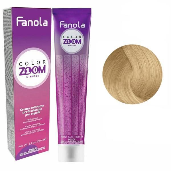 Fanola Перманентна крем-боя -Fanola Color Zoom 10 Minutes, нюанс 10.0 Platinum Blonde, 100 мл