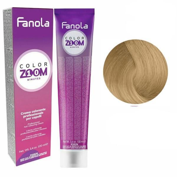 Fanola Перманентна крем-боя -Fanola Color Zoom 10 Minutes, нюанс 9.0 Very Light Blonde, 100 мл