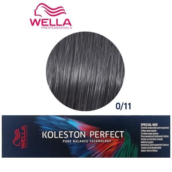 Wella Professionals Перманентна крем боя Mixton - Wella Professionals Koleston Perfect Special Mix, нюанс 0/11 интензивно пепеляво
