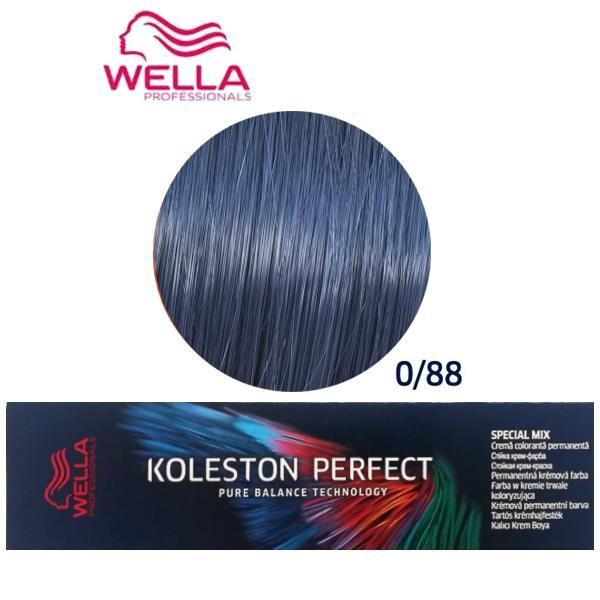 Wella Professionals Перманентна крем боя Mixton - Wella Professionals Koleston Perfect Special Mix, нюанс 0/88 синьо