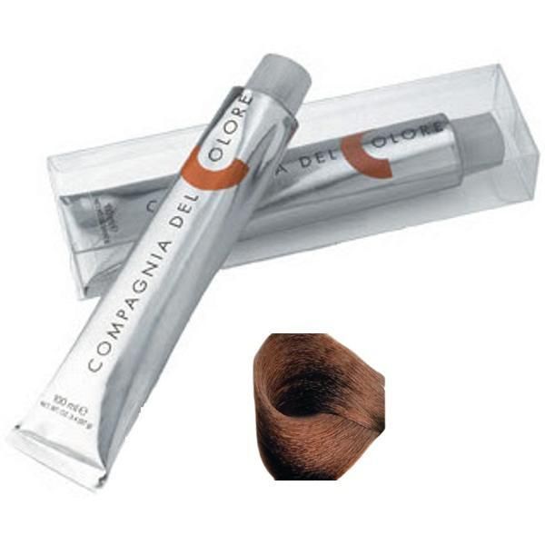 Compagnia del Colore Перманентна крем-боя, нюанс Biondo Tabacco 7.23, Compagnia del Colore 100 мл