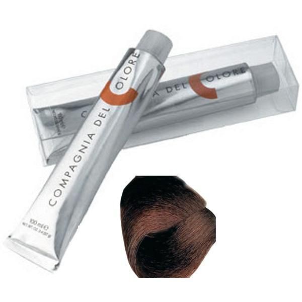 Compagnia del Colore Перманентна крем-боя, нюанс Castano Chiaro Rame 5.4, Compagnia del Colore 100 мл