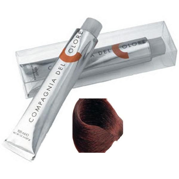 Compagnia del Colore Перманентна крем-боя, нюанс Castano Chiaro Rosso 5.6, Compagnia del Colore 100 мл