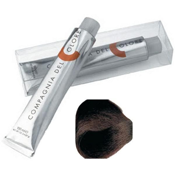 Compagnia del Colore Перманентна крем-боя, нюанс Castano Rame 4.4, Compagnia del Colore 100 мл