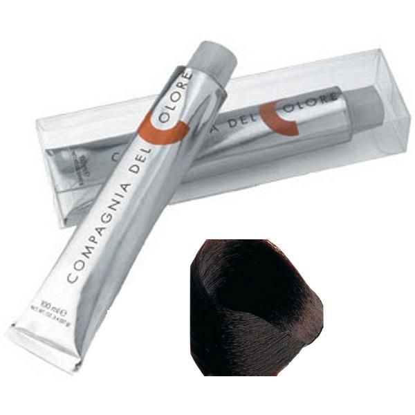 Compagnia del Colore Перманентна крем-боя, нюанс Castano Rosso Irise 4.62, Compagnia del Colore 100 мл