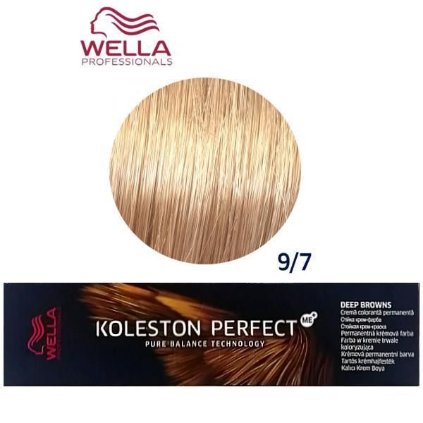 Wella Professionals Перманентна крем боя - Wella Professionals Koleston Perfect ME+ Deep Browns, нюанс 9/7 ярко русо кестеняво