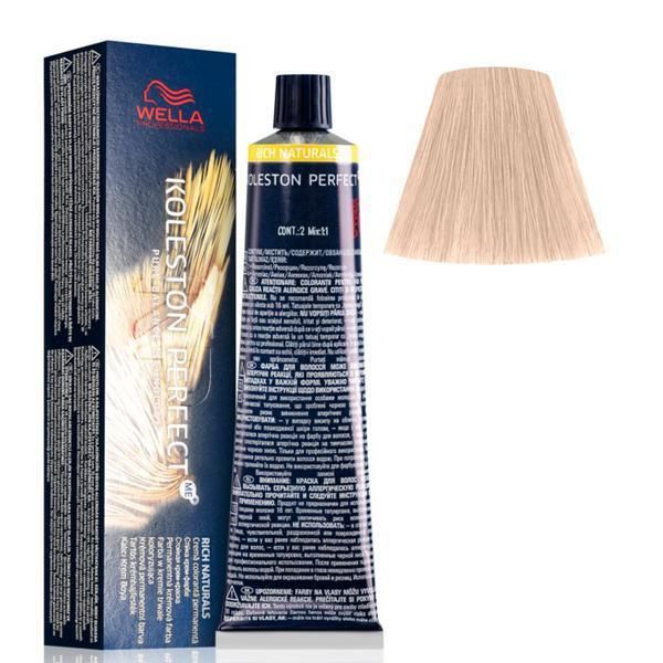 Wella Professionals Перманентна крем боя - Wella Professionals Koleston Perfect ME+ Rich Naturals, нюанс 10/96 ярко светло русо перлено виолетово