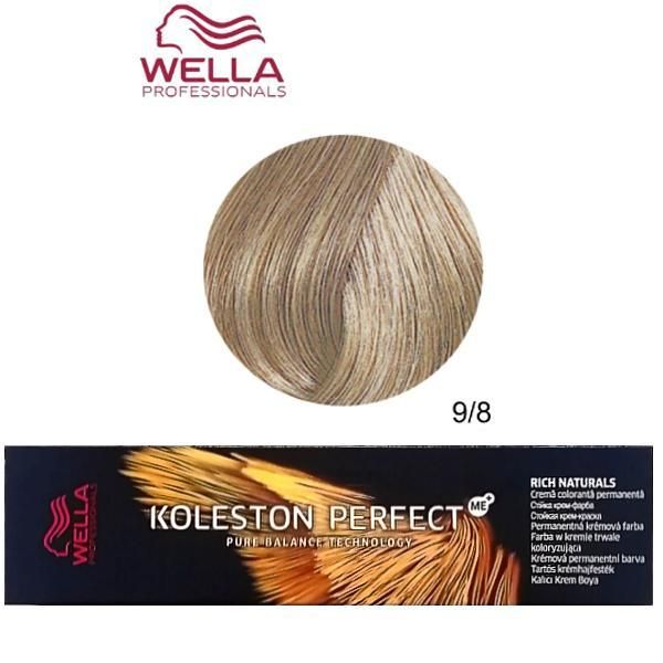 Wella Professionals Перманентна крем боя - Wella Professionals Koleston Perfect ME+ Rich Naturals, нюанс 9/8 ярко русо синьо