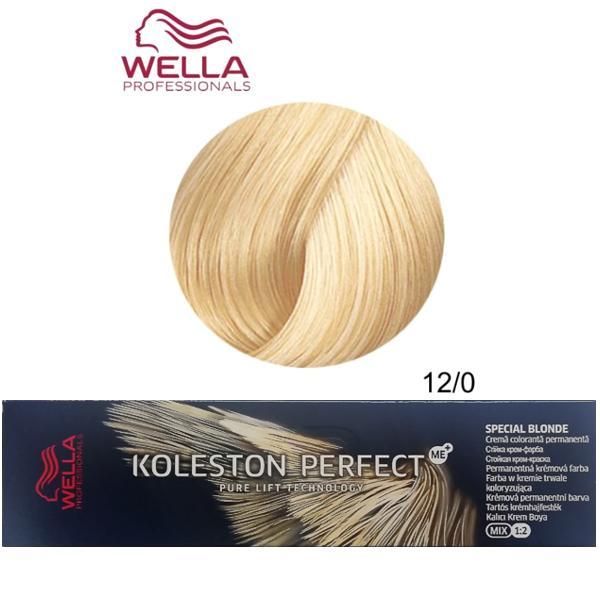 Wella Professionals Перманентна крем боя - Wella Professionals Koleston Perfect ME+ Special Blonde, нюанс 12/0 естествено специално русо