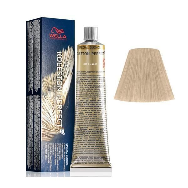 Wella Professionals Перманентна крем боя - Wella Professionals Koleston Perfect ME+ Special Blonde, нюанс 12/89 специално русо перлено синьо