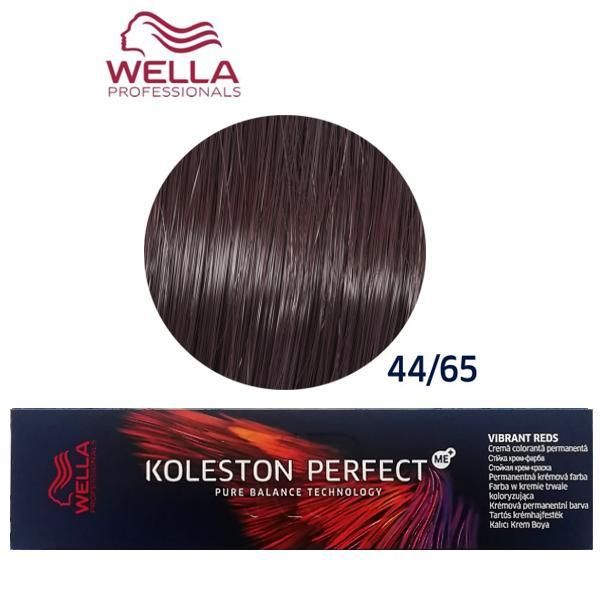 Wella Professionals Перманентна крем боя - Wella Professionals Koleston Perfect ME+ Vibrant Reds, нюанс 44/65 интензивно средно кестеняво виолетов махагон