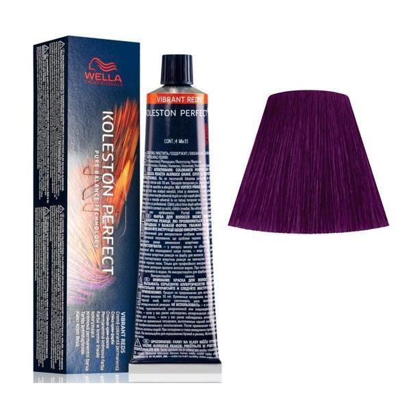 Wella Professionals Перманентна крем боя - Wella Professionals Koleston Perfect Vibrant Reds, нюанс 55/66 Интензивно светло кестеняво интензивно виолетово
