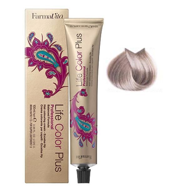 Farmavita Перманентна професионална боя - FarmaVita Life Color Plus, нюанс 12.61 (12.21) Special Blonde Violet Ash, 100 мл