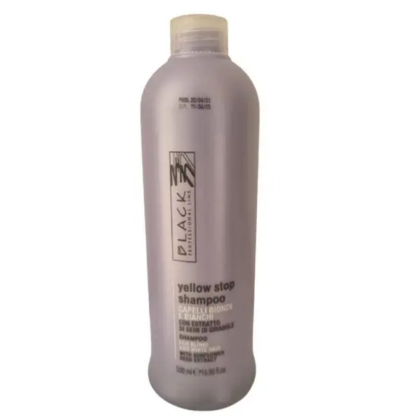 Black Professional Line Пигмент шампоан за бяла, руса или обезцветена коса - Black Professional Line Yellow Stop Shampoo, 500мл