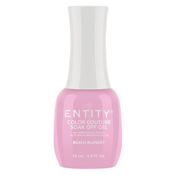 Entity Пигментиран гел за нокти - Entity Colour Couture Soak Off Gel, нюанс "Beach Blanket", 15 мл