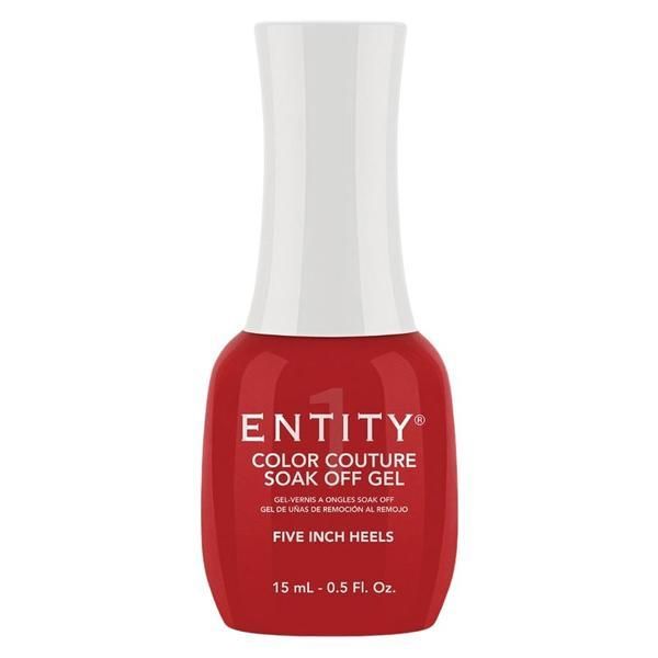 Entity Пигментиран гел за нокти - Entity Colour Couture Soak Off Gel, нюанс &quot;Five Inch Heels&quot;, 15 мл