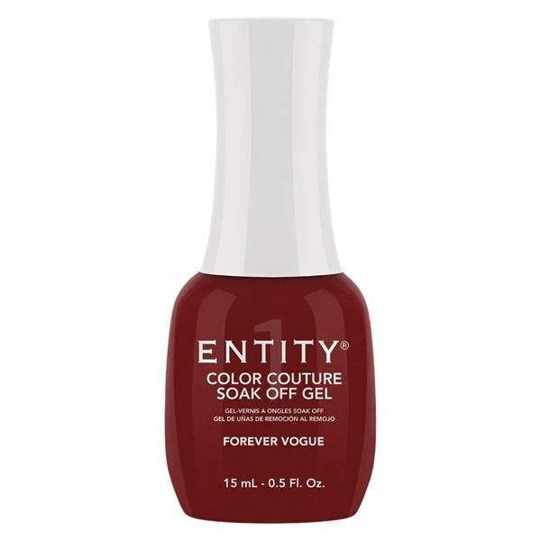 Entity Пигментиран гел за нокти - Entity Colour Couture Soak Off Gel, нюанс "Forever Vogue", 15 мл