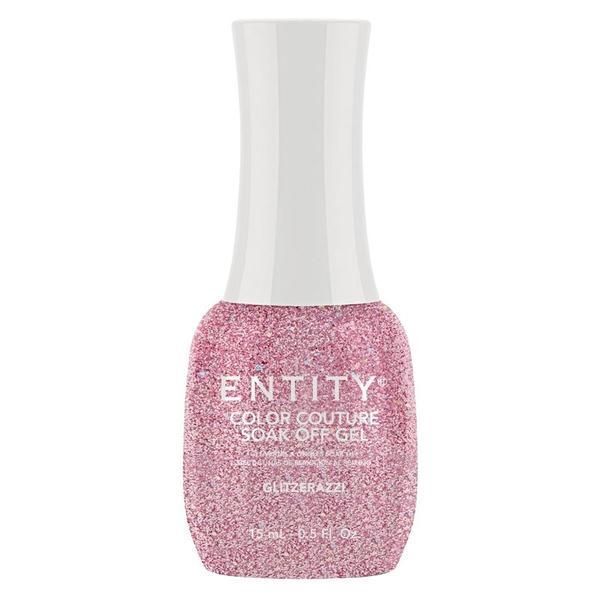 Entity Пигментиран гел за нокти - Entity Colour Couture Soak Off Gel, нюанс &quot;Glizerazzi&quot;, 15 мл