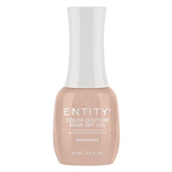 Entity Пигментиран гел за нокти - Entity Colour Couture Soak Off Gel, нюанс &quot;Nakedness&quot;, 15 мл