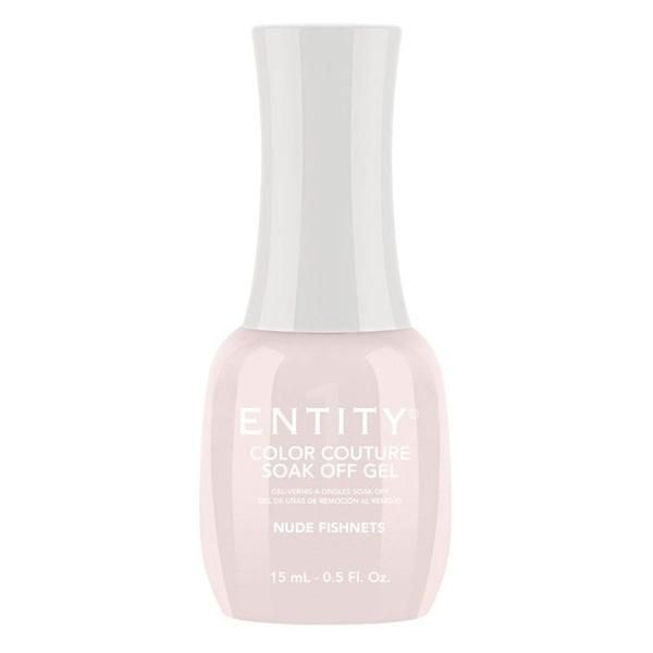 Entity Пигментиран гел за нокти - Entity Colour Couture Soak Off Gel, нюанс &quot;Nude Fishnets&quot;, 15 мл