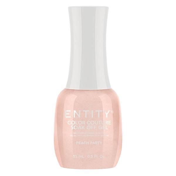 Entity Пигментиран гел за нокти - Entity Colour Couture Soak Off Gel, нюанс &quot;Peach Party&quot;, 15 мл