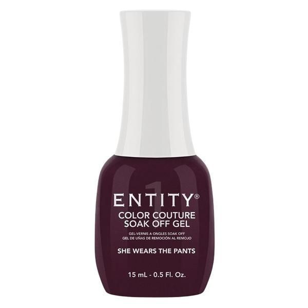 Entity Пигментиран гел за нокти - Entity Colour Couture Soak Off Gel, нюанс &quot;She Wears The Pants&quot;, 15 мл