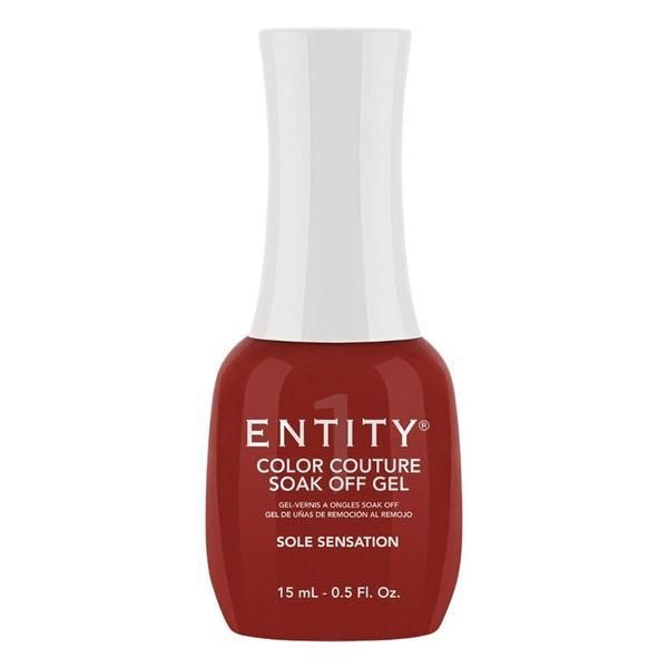 Entity Пигментиран гел за нокти - Entity Colour Couture Soak Off Gel, нюанс &quot;Sole Sensation&quot;, 15 мл
