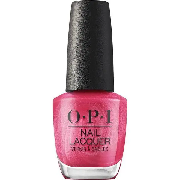 OPI Пигментиран лак за нокти - OPI Nail Lacquer, Metallic Mega Mix Collection, нюанс Cyber Cherry on Top, 15 мл